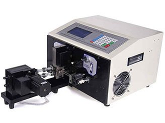 Bedienung der Drahtabisolier-, Schneide- und Verdrillmaschine WPM-09T