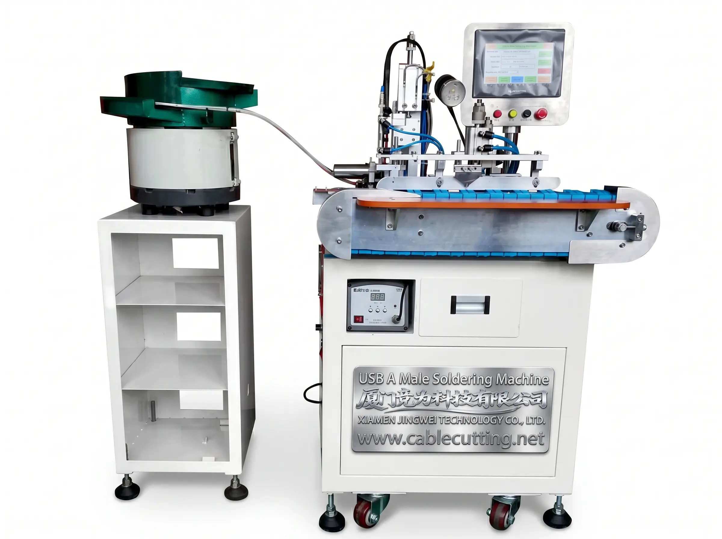Automatische USB-Typ-A-Lötmaschine WPM-121-AM – Präzise & Effizient