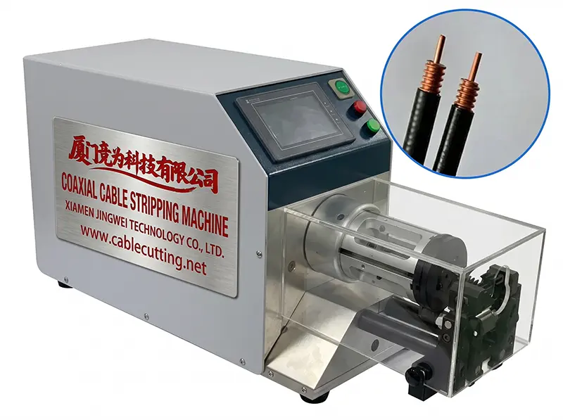 Halbautomatischer Koaxialkabel-Abisolierer WPM-8608 – Präzise & Effizient