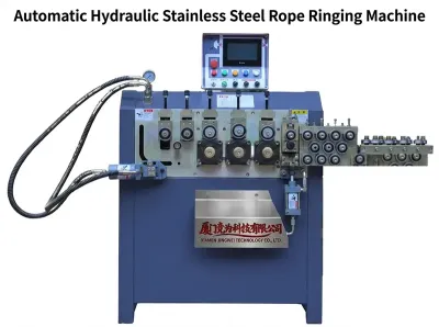 Automatische hydraulische Edelstahl-Seilringmaschine DQ2-8