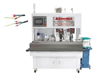 Vollautomatische Kabelcrimpmaschine für verschiedene Klemmen WPM-555