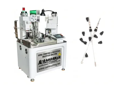 Automatische Drahtcrimp- und Wasserdichtungs-Einsetzmaschine WPM-078H