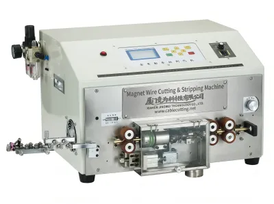 Automatische Lackdraht-Schneide- und Abisoliermaschine WPM-0525 - Halbautomatische Drahtbürstmaschine