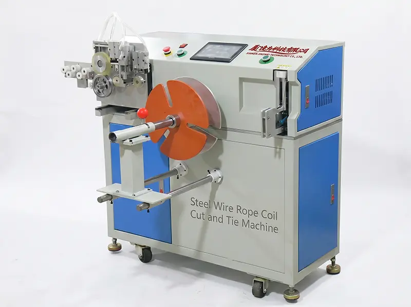 Automatische Stahldrahtseil-Wickel-, Schneid- und Bindemaschine WPM-40-80S
