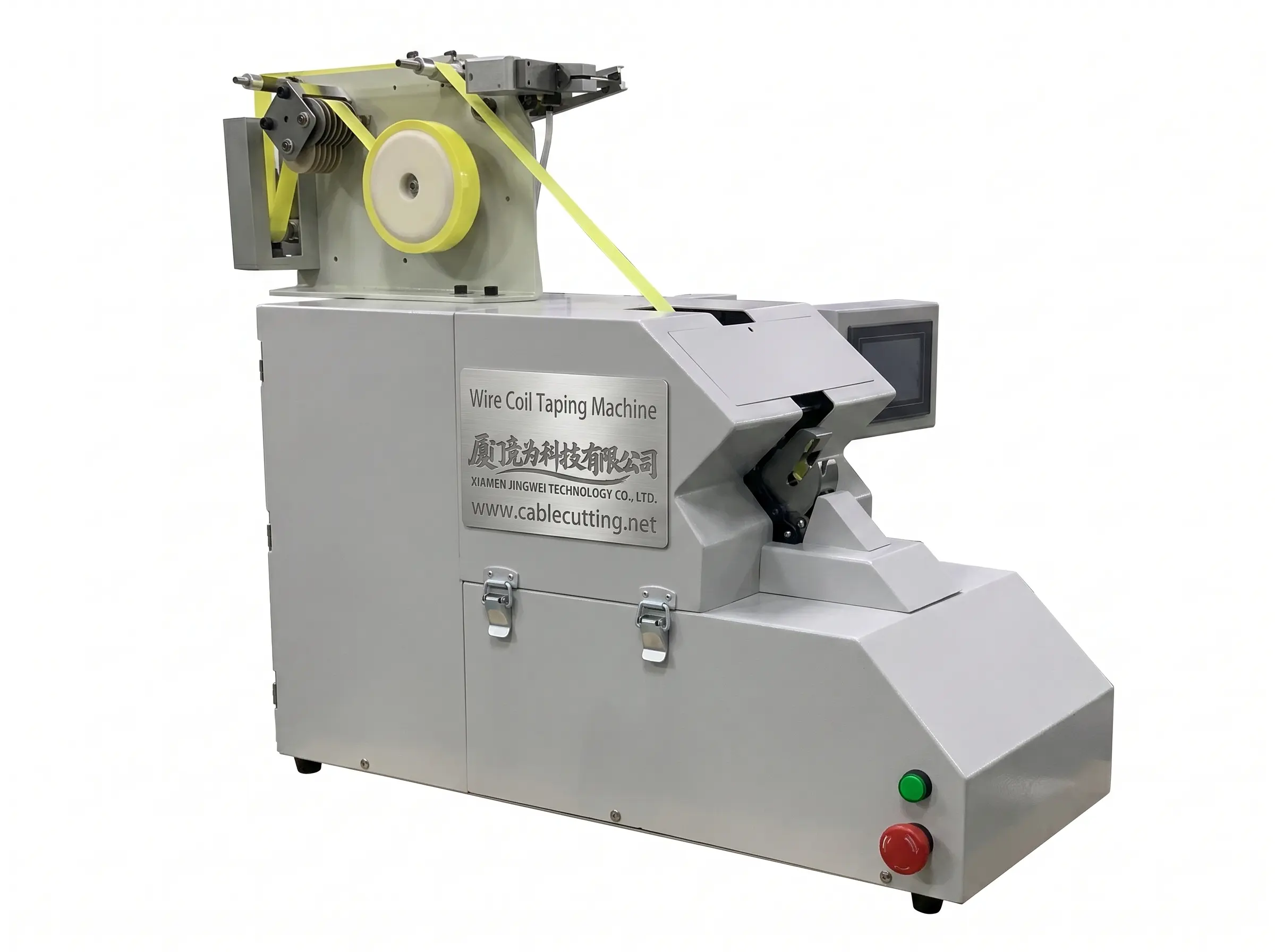 WPM-75 Drahtspulen-Bandagiermaschine – Automatisierte Spulenverpackung für Industrie