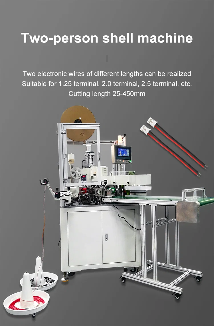 Fully automatic 2P parallel wire single head dipping tin through shell terminal machine. wire insert plastic plug machine, View Parallel wire insert shell plug machine Vollautomatische 2P-Paralleldraht-Einkopf-Tauchmaschine zum Eintauchen von Zinn durch die Shell-Terminal-Maschine. Kunststoffsteckermaschine für Drahteinsatz, Ansicht Parallele Maschine für den Einsatz von Kabelschalen