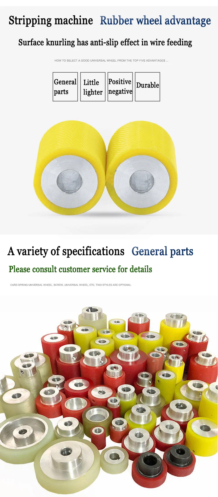  Schneide- und Abisoliermaschine Gummirad, Schneidemaschine Gummirad, Computer Drahtabisoliermaschine Gummi, Rad Eisenrad, Speichenrad, Aluminiumkern Gummi Rollenriemenrad, Führungsrad