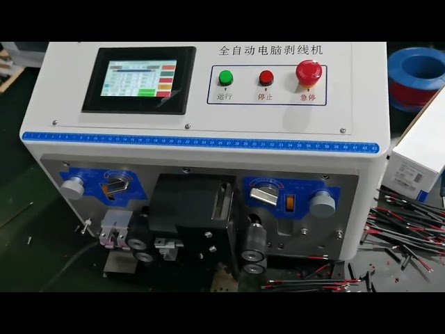 Automatische Kabelabisolier- und Schneidemaschine | Mehradrige Leiterverarbeitung für die Industrie