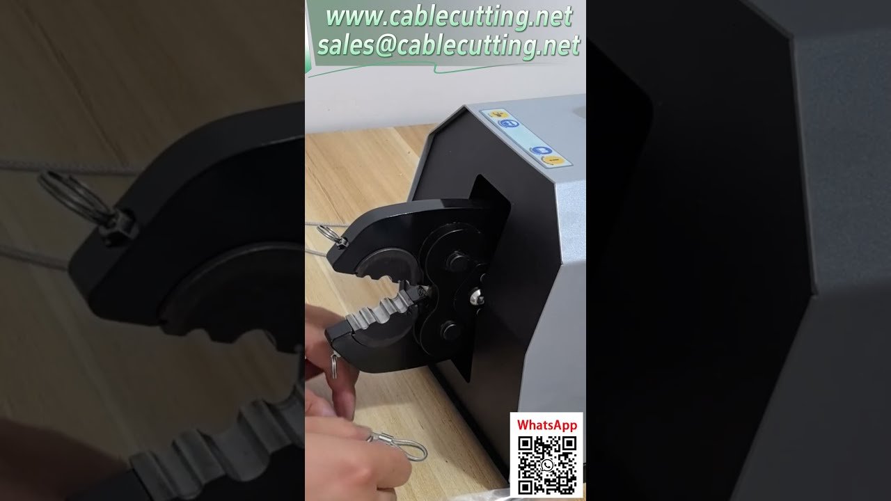 9-Tonnen starke pneumatische Kabelschuhpresse – Crimpen von 300mm² Kupferkabelschuhen und 500A offenen Kabelschuhen