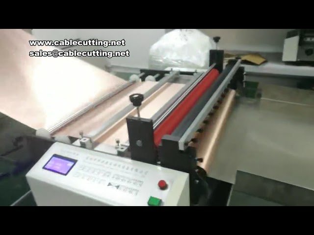 Automatische PVC-Stoff-Schneidemaschine mit Horizontal- und Vertikalschnitt – Non-Woven & Industriefolie