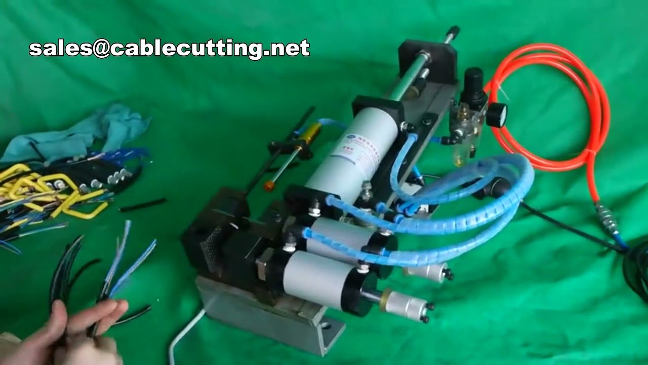 JG-310 Pneumatische Abisoliermaschine für Kupferkabel – Gas- oder Elektrobetrieb