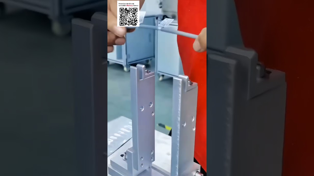 Automatische Faltetikettiermaschine für Kabel und Rohre | Hochgeschwindigkeits-Etikettierung #Automation