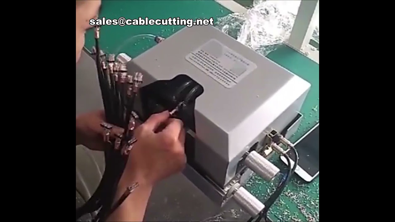 Specialized Multi Core Wire Double Parallel Stripping Machine Cable Tail Stripping Processing For Wi