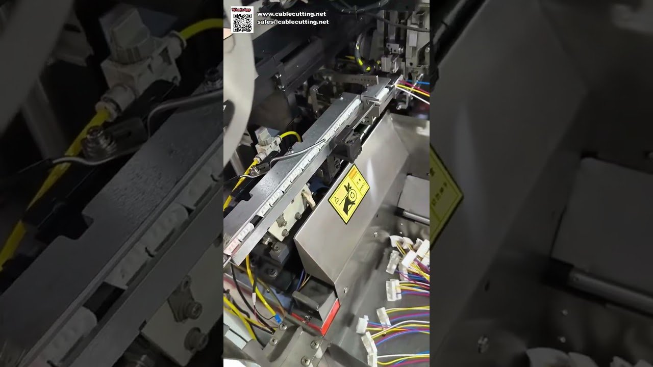 Einzelkopf-Terminalcrimp- und Steckergehäuse-Einfügemaschine für gemischte Drähte