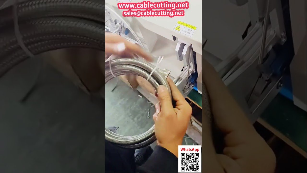 Automatische Sanitärschlauch-Wickel- und Bindemaschine – Effiziente Verpackungslösung