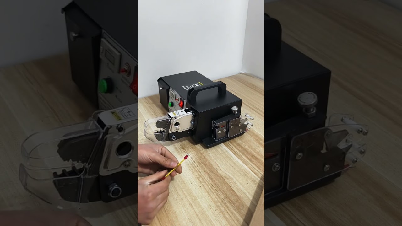 All in One Electric Terminal Crimping Machine Crimping, Cutting, and Stripping #factory #machine