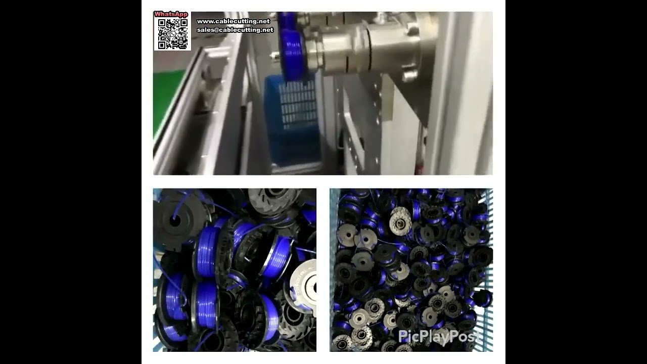 Vollautomatische Wickelmaschine für die Herstellung von Trimmerkopf-Spulen – Höchste Präzision und Effizienz