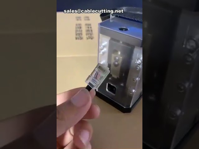Tragbare Crimp-Maschine für Netzwerkkabel und Telefonleitungen – Präzises Pressen von RJ45-Steckern