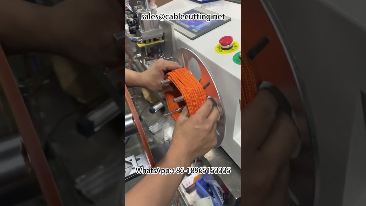 Präzise Meterzählung, Wickeln & Binden – Automatische Maschine für Seil, Draht und Schlauch