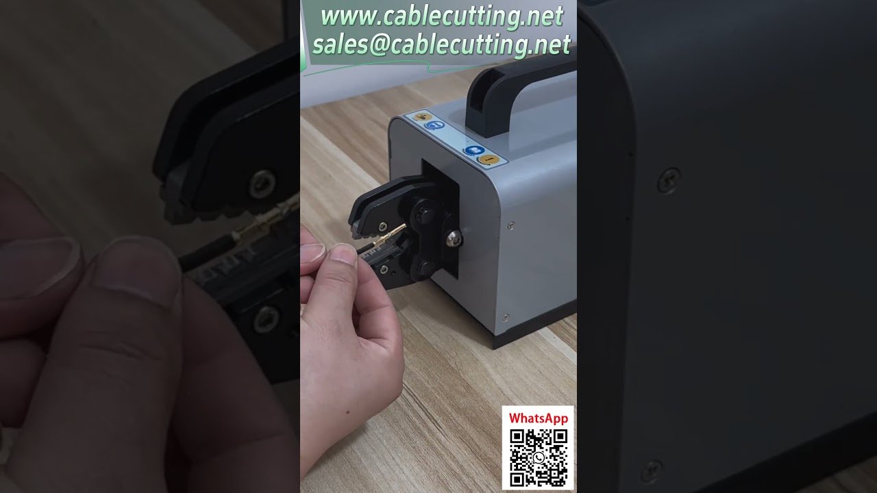 【25M Pneumatische Crimpmaschine】Hexagon-Crimpen von Flugsteckern - Kundenspezifisch #Automatisierung
