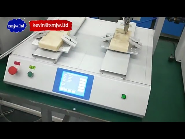 Pneumatische Schraubmaschine mit automatischer Verriegelung – Drei-Achs-Plattform, zwei Köpfe