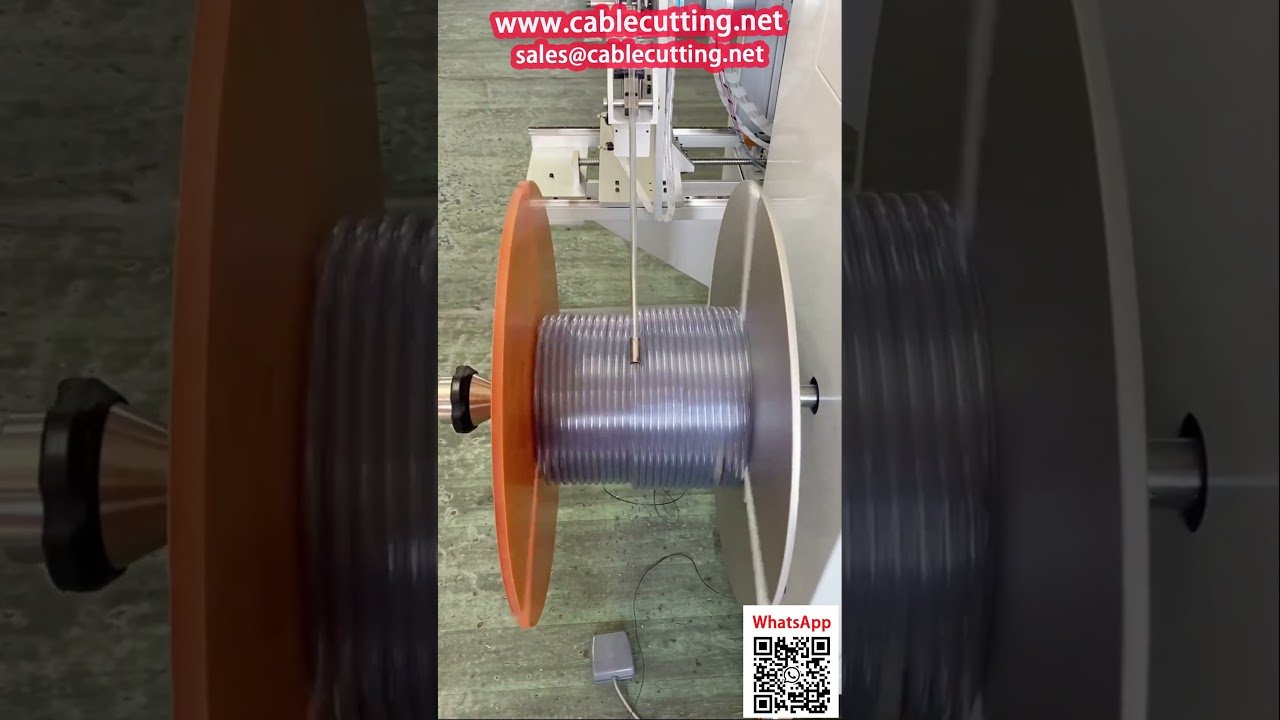 Automatische PVC-Schlauch-Wickelmaschine mit Servo-Präzisionsausrichtung und Zählfunktion