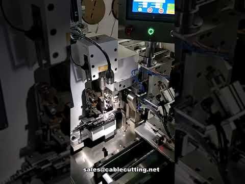 Vollautomatische Flachbandkabel-Verarbeitungsmaschine WPM-FCCM-51 - Schneiden, Abisolieren & Crimpen