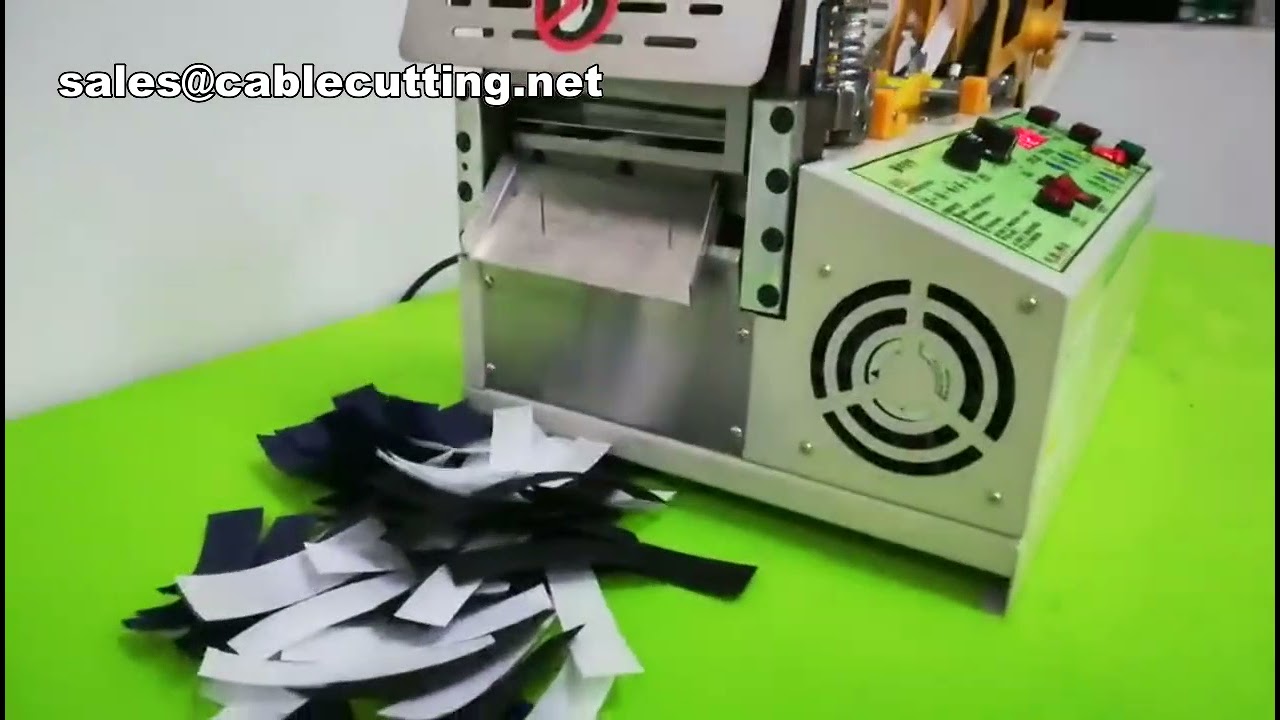 Automatische Heiß- und Kaltschnitt-Schneidemaschine für Nylon-Gurtband und Bänder
