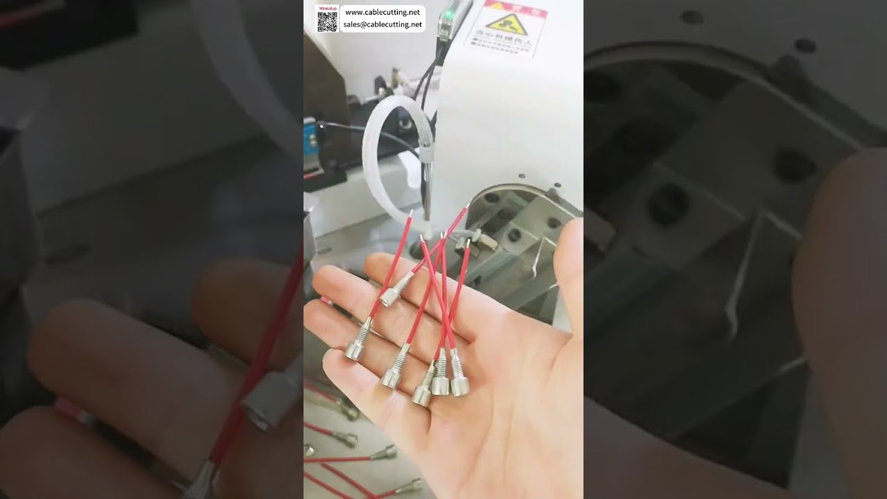 Automatischer Handwärmer-Elektroden-Heizkopf: Kabelterminal-Crimper & Kabelbaum-Maschine für präzise Steckverbindungen