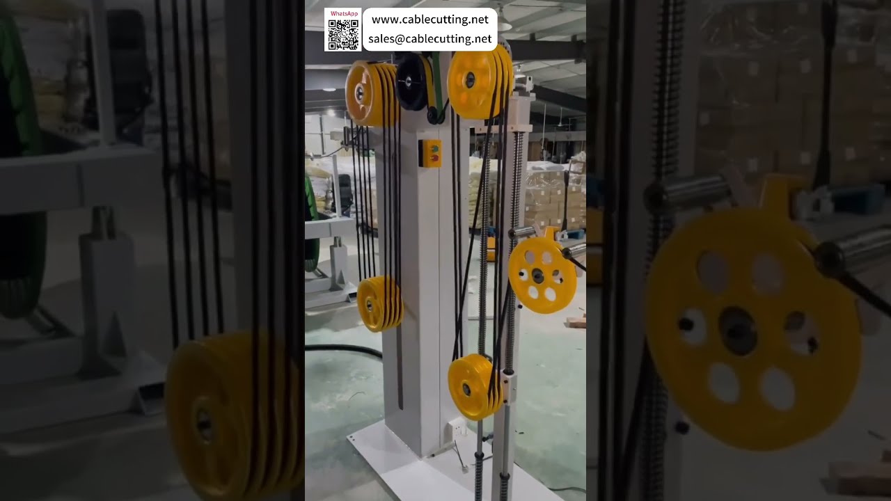 150 mm² Kabelabisolier- und Schneidemaschine mit 1000 kg variabler Geschwindigkeit Kabelabspuleinheit