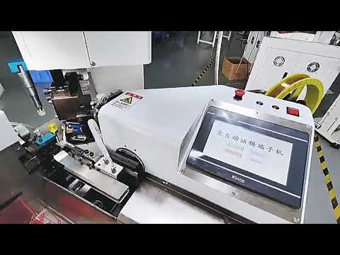 Vollautomatische Draht-Pin-Crimp- und Verzinnungsmaschine | Einseitige Presse
