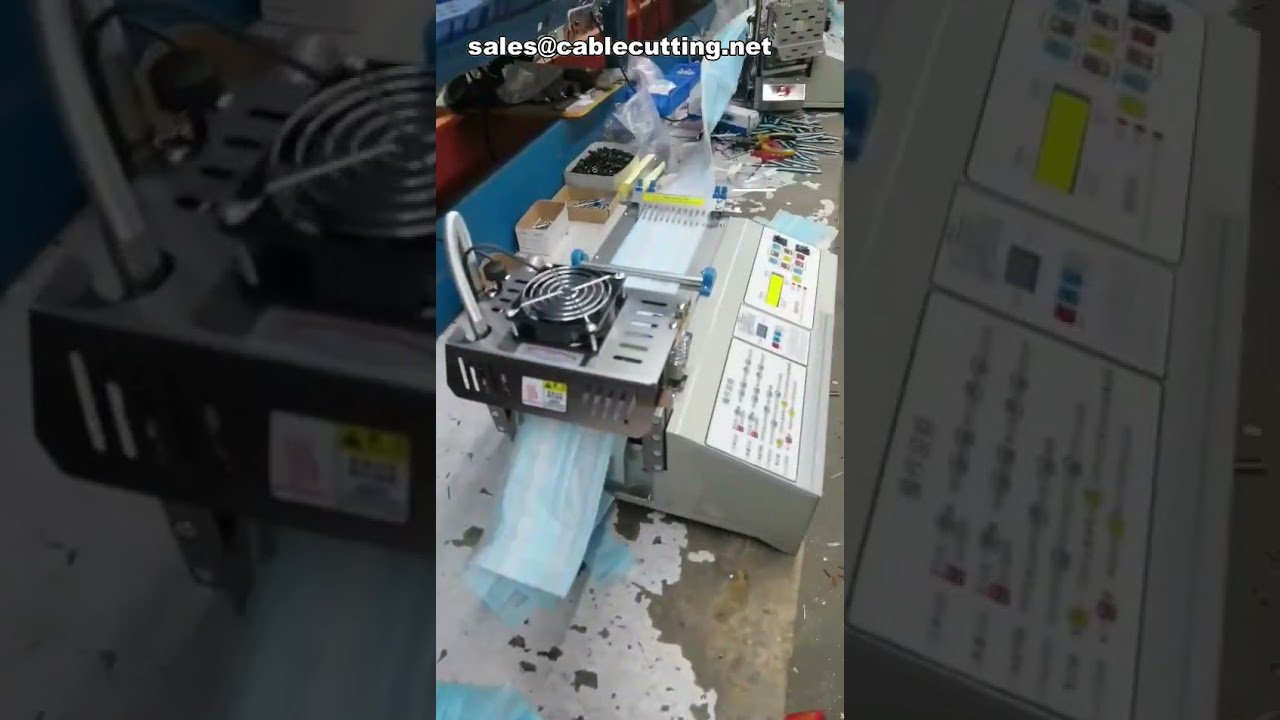 Automatische Seilschneidemaschine mit Heißmessern – Elektrische Polyestergurt-Schneidemaschine für Industrieanwendungen