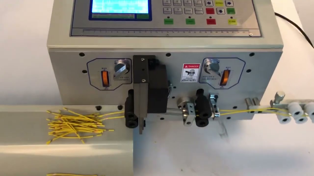 Automatische Kabelabschneid- und Abisoliermaschine mit Touchscreen – für Einzel-/Doppelleitung 0,1–6 m