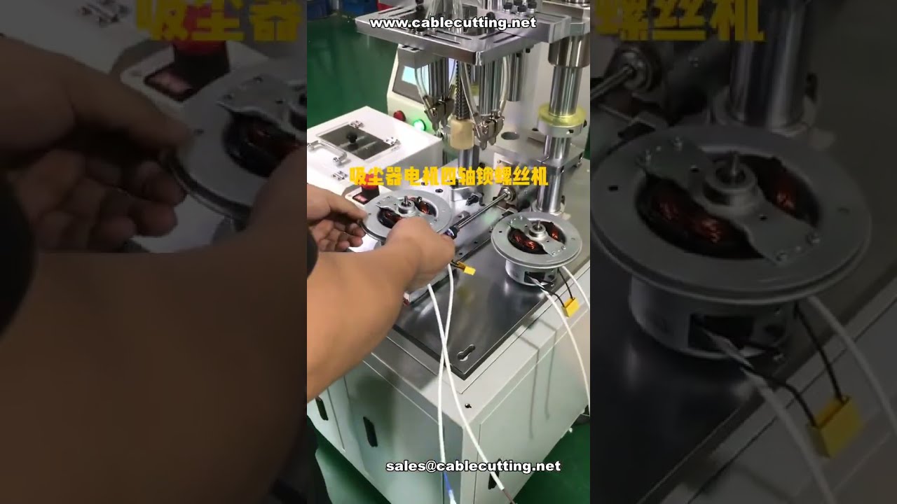 4-Achsen automatische Schraubmaschine für Motoren – Industrieautomatisierung