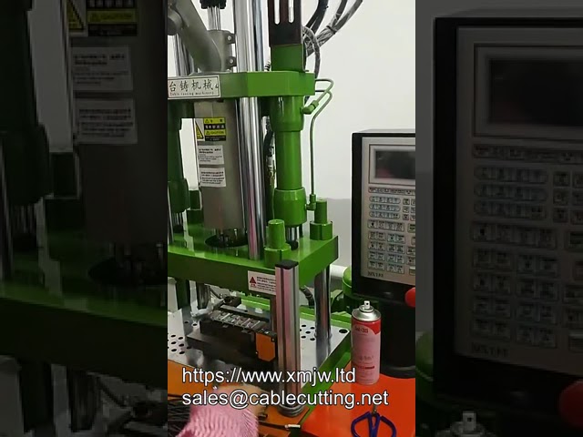 250-STH Vollautomatische Vertikale Spritzgießmaschine für Netzkabel-Stecker