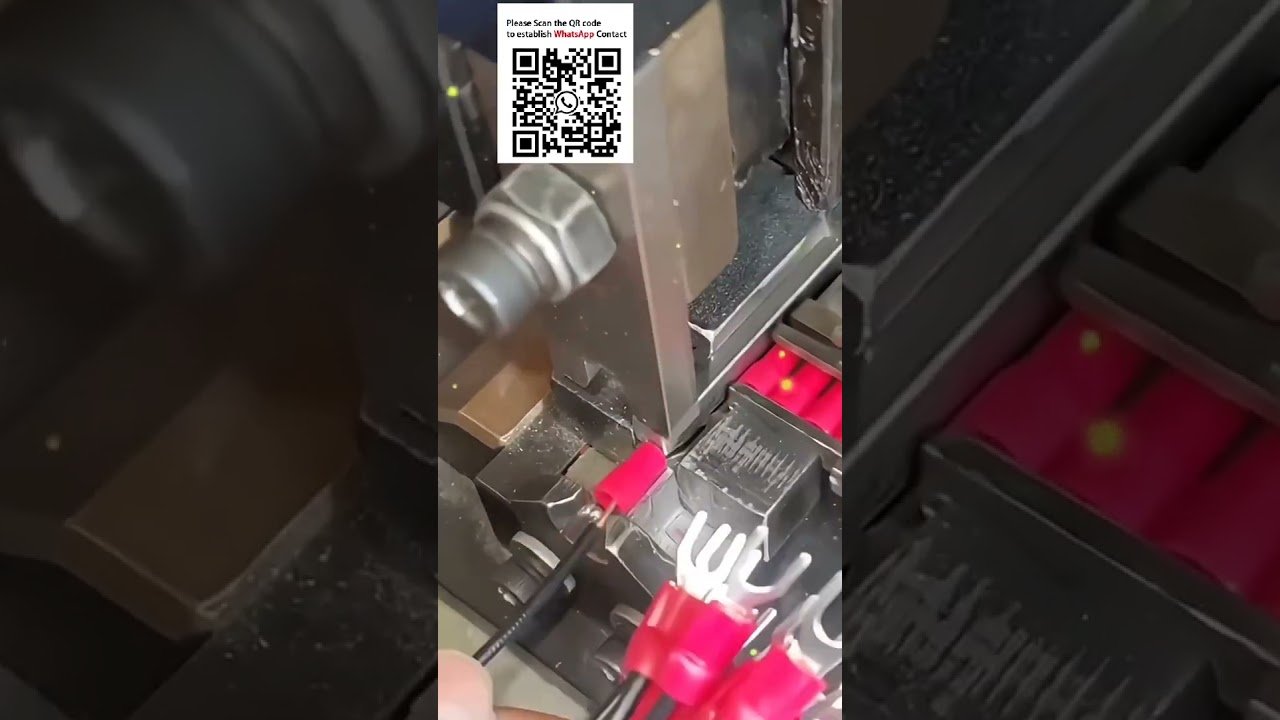 Halbautomatische Crimpmaschine für lose isolierte Anschlüsse | Automationsausrüstung
