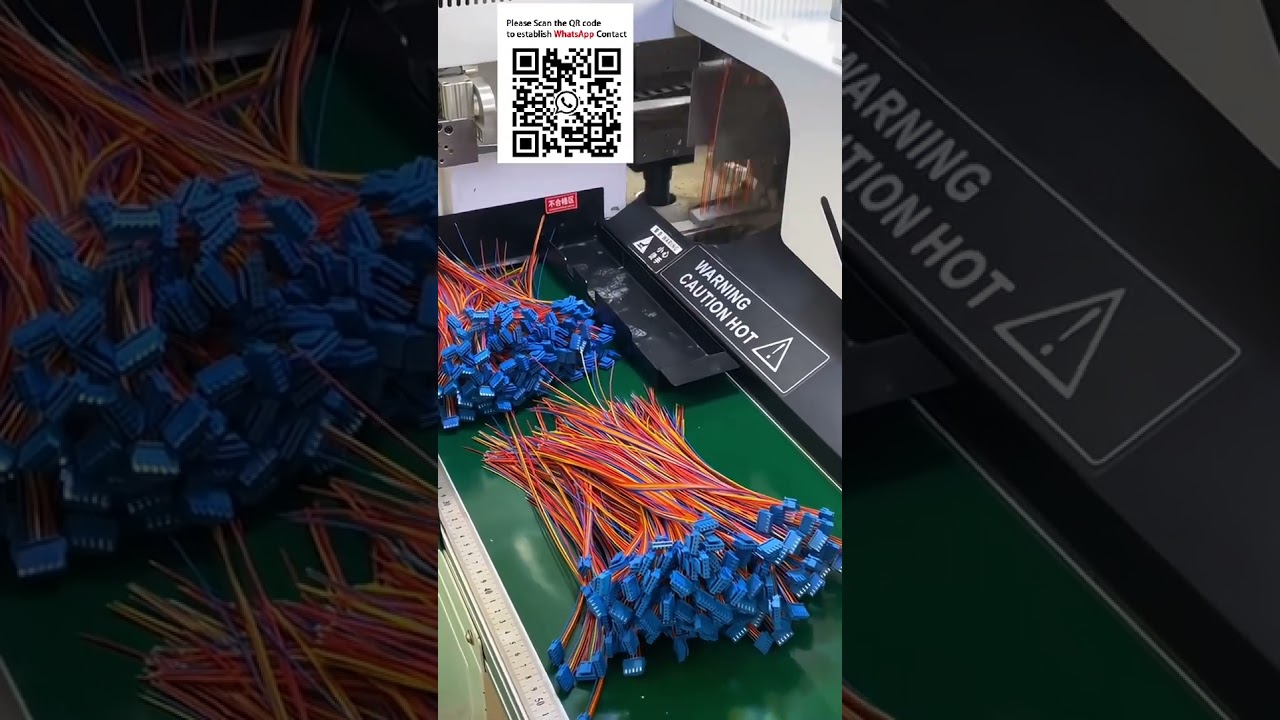 Automatische Drahtsteck- und Verzinnungsmaschine für EV-Kabelbaum-Fertigung