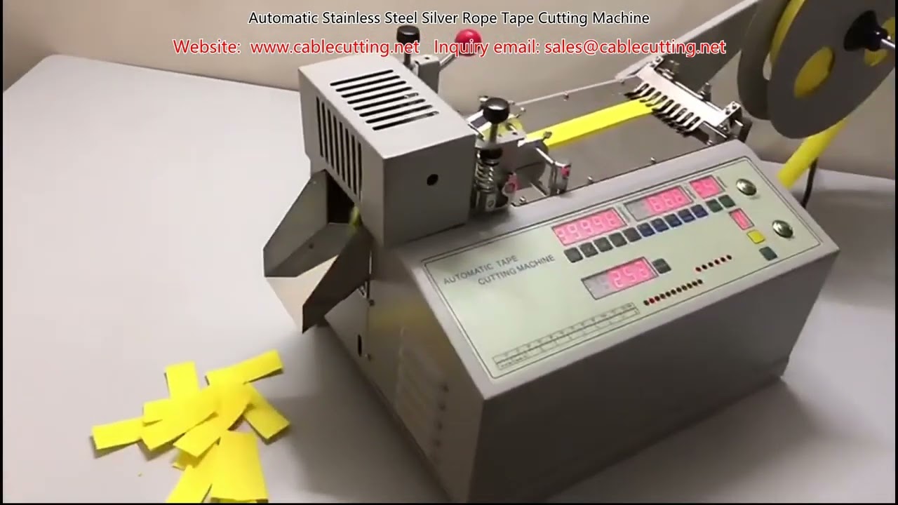 Automatische Edelstahl-Seil- und Bandschneidemaschine – präzise & effizient