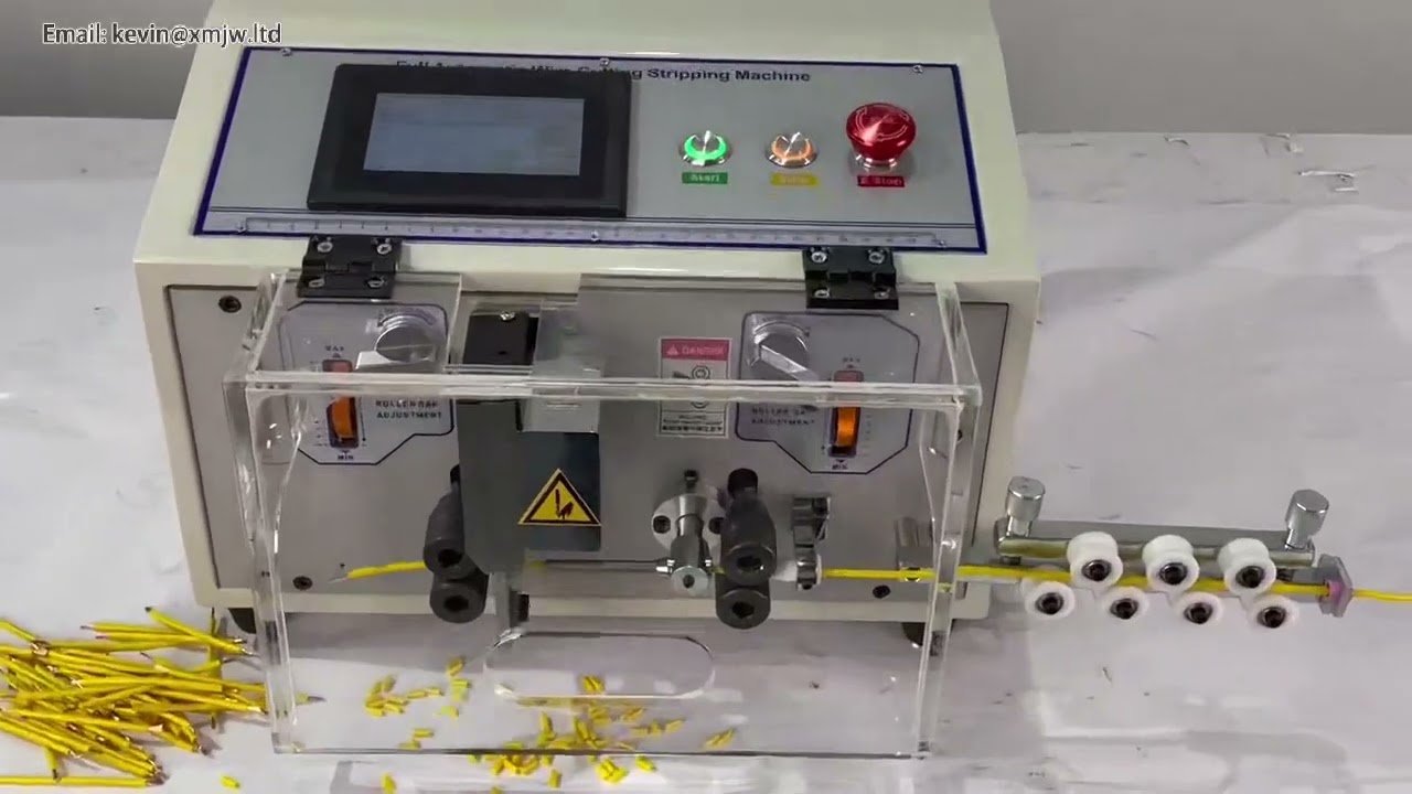 SWT508SD S Touchscreen: Automatische Abisolier-, Schäl- und Schneidemaschine für Kabel 0,1–4,5 mm² (220V)
