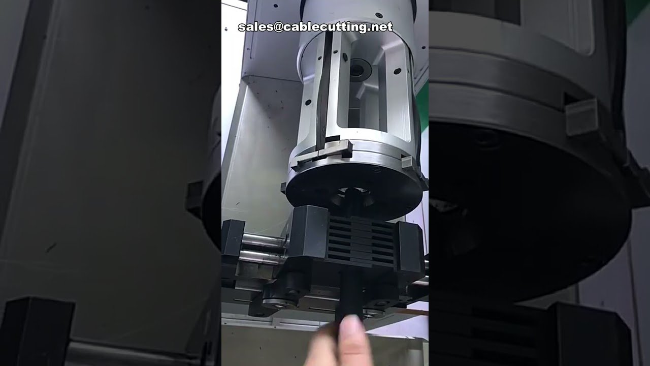 Automatischer Rotations-Abisolierer für Koaxialkabel | Ideal für harte Kabel in der New-Energy-Branche