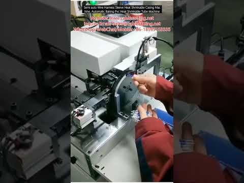 Semi-auto Wire Harness Sleeve Heat Shrinkable Casing Machine, Automatic Baking Pvc Heat Shrinkable