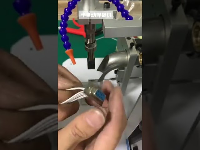 Soldering Machine Proofing #machine #cablewirestrippingmachine #factory