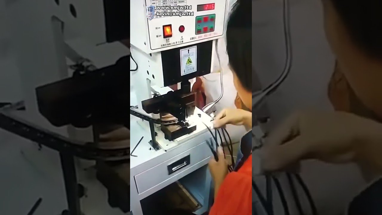 Automatische 60T Kabelschuh-Crimpmaschine – Elektrischer Seitenvorschub, kompakt & superleise