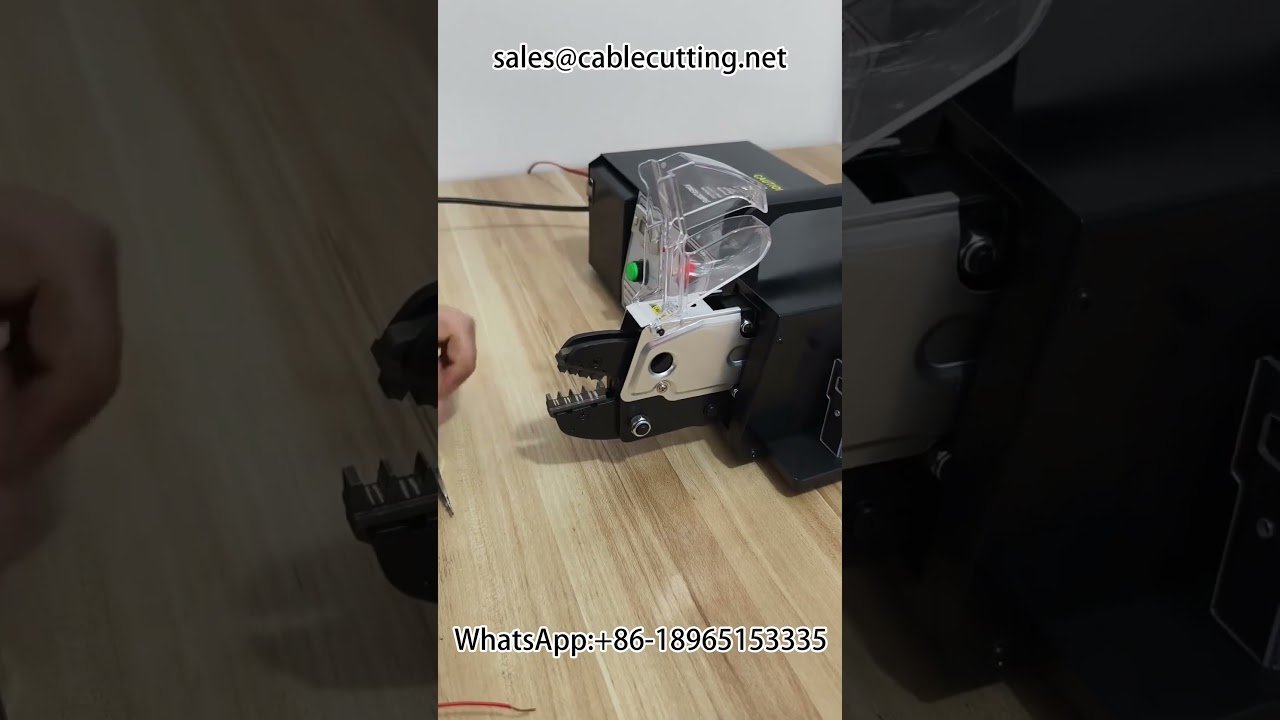 Elektrische Terminal-Crimp-Maschine für Alligator-Clips – Präzise & Effizient