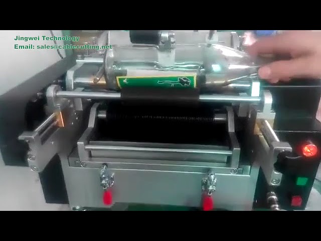 Manuelle Nassleim-Etikettiermaschine für runde Gläser mit Papieretiketten