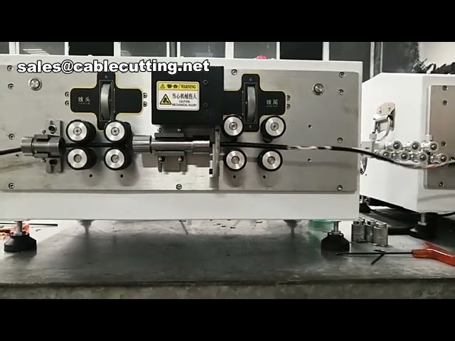 Elektrische Kabelabisolier-Maschine für neue Energie-Kabel & BVCables | Profi-Abisoliergerät