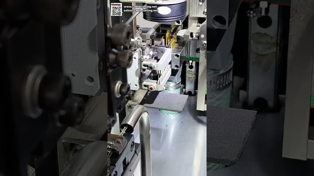 Vollautomatische Crimpmaschine mit fortschrittlicher CCD-Bildprüfung