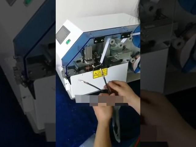 Automatische Folienwickelmaschine für abgeschirmte Kabel | Kupfer- & Aluminiumfolie | Fabrik & Maschine