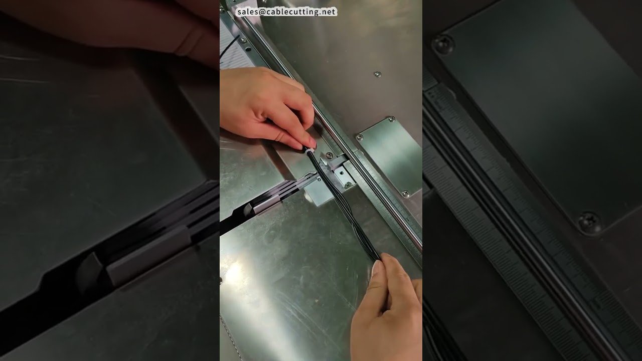 Hocheffiziente automatische Nylon-Kabelbinder-Maschine steigert die Produktivität #Fabrik #Maschine