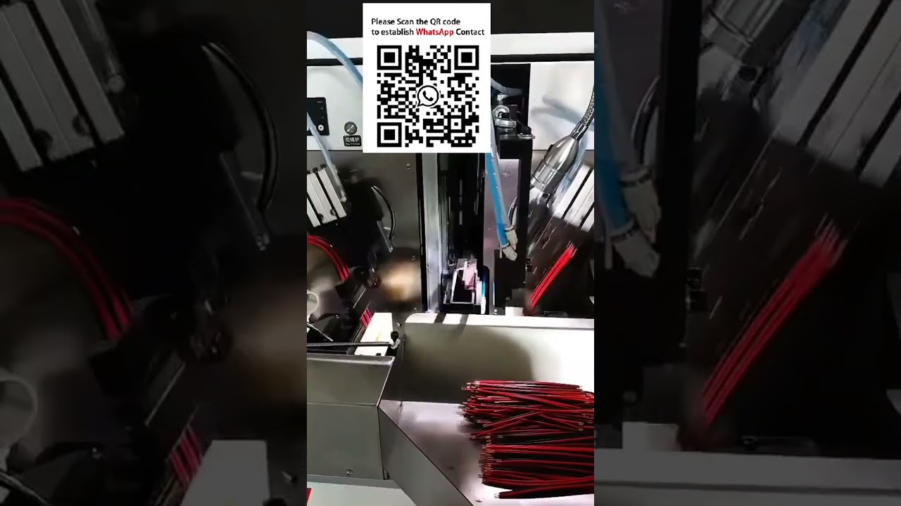 Automatische Doppelend-Drahtverarbeitung: Abisolieren, Verdrillen & Verzinnen | Kabelbaum-Automation
